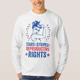patriottisch 4 juli sterren strepen voortplantings t-shirt