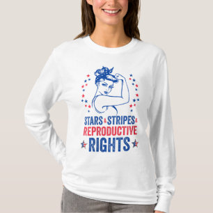 patriottisch 4 juli sterren strepen voortplantings t-shirt