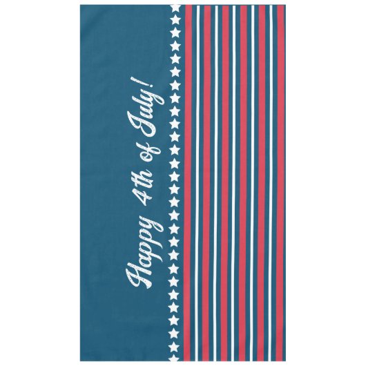 Patriottisch 4 juli tafellaken (Voorkant)
