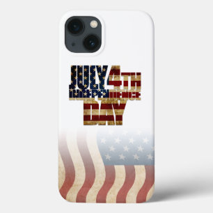 Patriottisch 4 juli vlagontwerp Case-Mate iPhone case