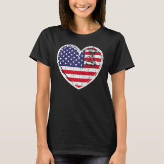 Patriottisch 4 juli VS vlag Rood wit & blauw knipp T-shirt