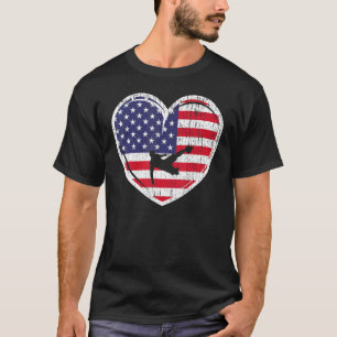 patriottisch 4 juli vs vlag rood wit & blauwe soc t-shirt