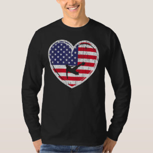 patriottisch 4 juli vs vlag rood wit & blauwe soc t-shirt