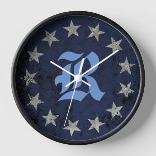 Patriottisch aangepast monogram Betsy Ross Amerika