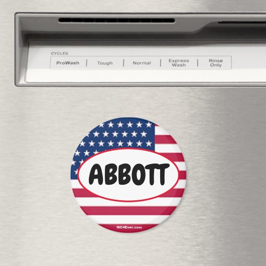 Patriottisch ABBOTT Magnet (Insitu (Vaatwasser))