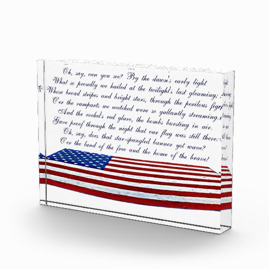 Patriottisch acrylblok fotoblokken (Rechts)