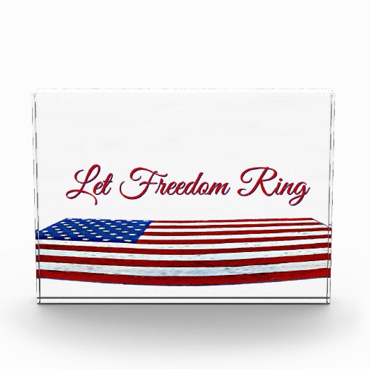 Patriottisch acrylblok fotoblokken (Voorkant)