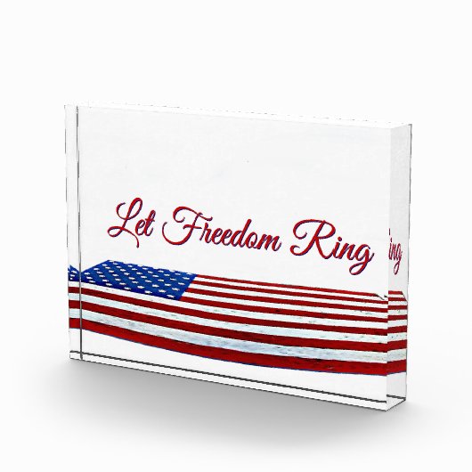 Patriottisch acrylblok fotoblokken (Rechts)