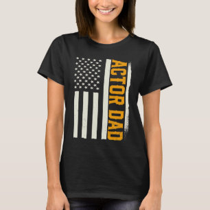 Patriottisch Acteren Actrice Theater Oefening Acte T-shirt