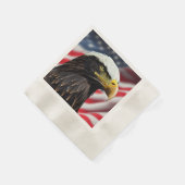 Patriottisch/Adelaar/Amerikaans/VS Servet (Hoek)