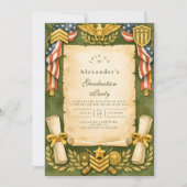 Patriottisch Afstudeerfeest voor Militairen Kaart (Voorkant)