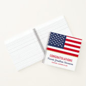 Patriottisch Afstuderen Leger Gastenboek Notitieboek (Binnen)