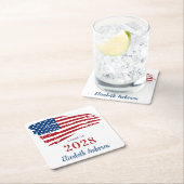 Patriottisch Afstuderen Verenigde Staten Amerikaan Kartonnen Onderzetters (Insitu)