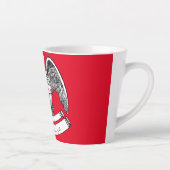  patriottisch agle Plaque Thunder_Cove Latte Mok (Rechts)