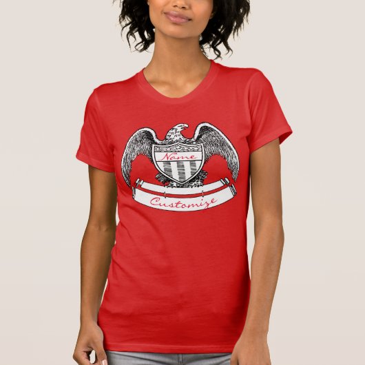 patriottisch agle Plaque Thunder_Cove T-shirt (Voorkant)