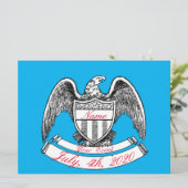  patriottisch agle PlaqueThunder_Cove (Staand voorkant)