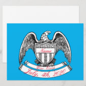  patriottisch agle PlaqueThunder_Cove (Voorkant / Achterkant)