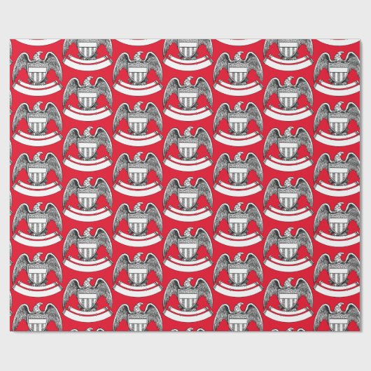  patriottisch agle PlaqueThunder_Cove Cadeaupapier (Vlak)