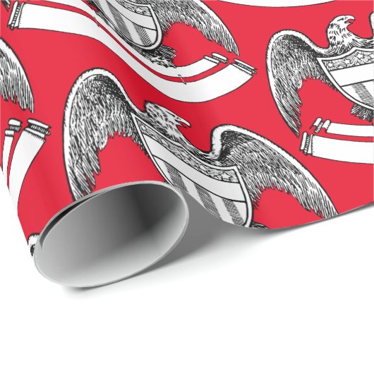 patriottisch agle PlaqueThunder_Cove Cadeaupapier (Rol Hoek)