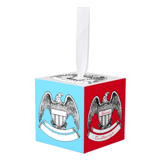  patriottisch agle PlaqueThunder_Cove Decoratie (Voorkant hoekig)