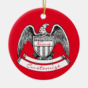  patriottisch agle PlaqueThunder_Cove Keramisch Ornament