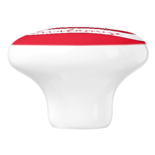 patriottisch agle PlaqueThunder_Cove Keramische Knop (Zijkant)