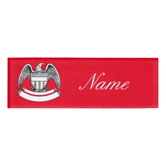 patriottisch agle PlaqueThunder_Cove Naambadge (Voorkant)