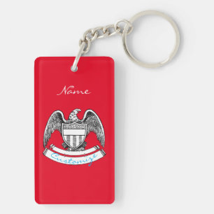 patriottisch agle PlaqueThunder_Cove Sleutelhanger