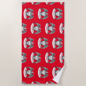  patriottisch agle PlaqueThunder_Cove Strandlaken (Voorkant)