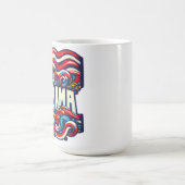 Patriottisch Alabama Abstract decoratief ontwerp Magische Mok (Midden)
