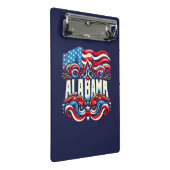 Patriottisch Alabama Abstract decoratief ontwerp Mini Klembord (Schuin)