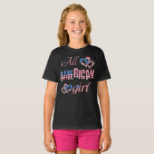 Patriottisch All American Girl Shirt (Voorkant volledig)