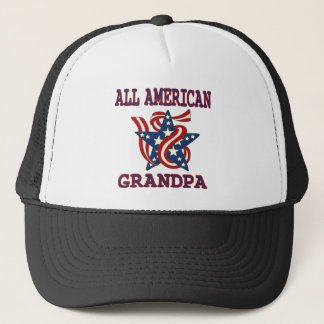 Patriottisch Alle Amerikaanse Opa Trucker Pet