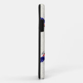 Patriottisch American Eagle gepersonaliseerd monog Case-Mate iPhone Case (Achterkant/rechts)