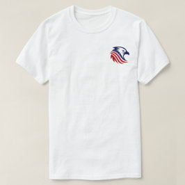 Patriottisch American Eagle Head T-shirt