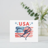 Patriottisch American Flag Gymnastiek Ontwerp voor (Staand voorkant)