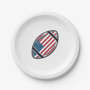Patriottisch American Football Vintage Vector Desi Papieren Bordje