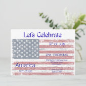 Patriottisch Amerika 1776 - 2026 Vlagviering In Kaart (Staand voorkant)