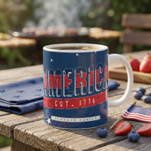 Patriottisch Amerika 1776 4 juli Koffie
