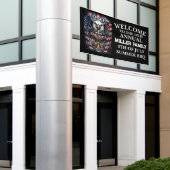 Patriottisch Amerika 250 Adelaar Banner (Buitenkant Gebouw)
