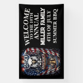 Patriottisch Amerika 250 Adelaar Banner (Verticaal)