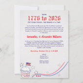 Patriottisch Amerika 250 Vriendschapsfeest Kaart (Voorkant)