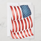 Patriottisch Amerika 250 Vriendschapsfeest Kaart (Achterkant)