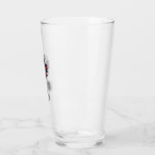 Patriottisch Amerika Bloem Vuurwerk Vector Design_ Glas (Links)