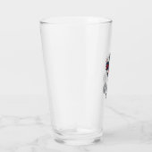 Patriottisch Amerika Bloem Vuurwerk Vector Design_ Glas (Rechts)