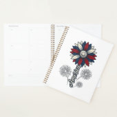 Patriottisch Amerika Bloem Vuurwerk Vector Design_ Planner (Display)