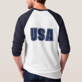 Patriottisch Amerika: De prachtige Shirt Eagle Fla (Achterkant)