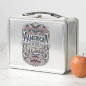 Patriottisch Amerika heeft Jezus nodig Vintage T-s (In situ)