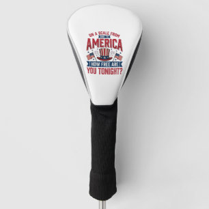 Patriottisch Amerika Hoe Vrij Ben Je Vanavond Shir Golfheadcover