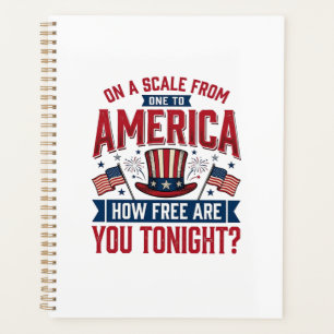 Patriottisch Amerika Hoe Vrij Ben Je Vanavond Shir Planner